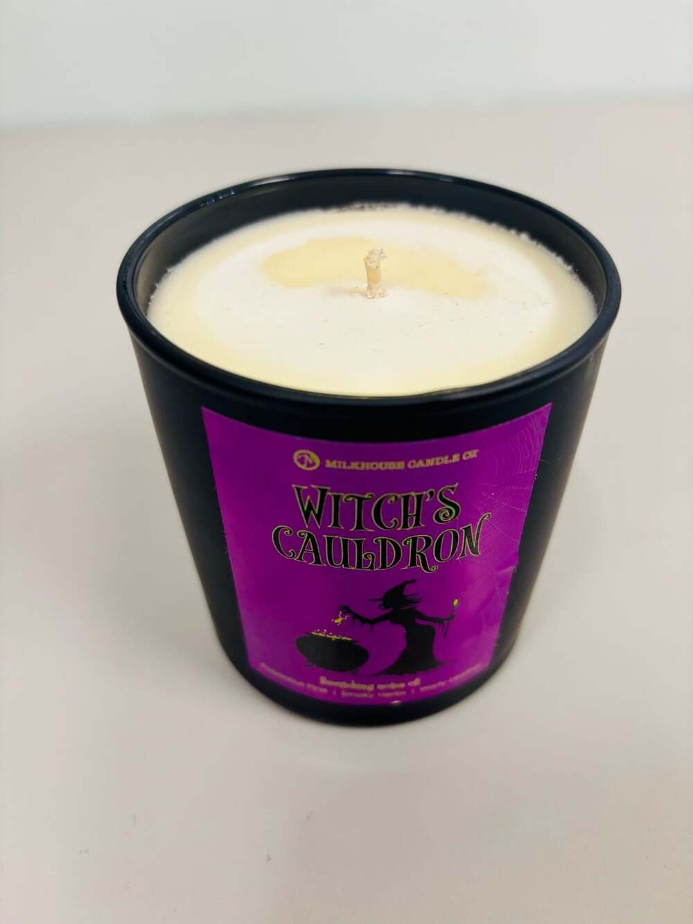 Milkhouse NWT Halloween All Natural Wax Witch's Cauldron Candle